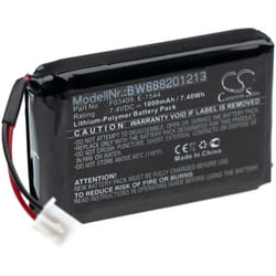 Batterie compatible avec Satlink WS-6936, WS-6923, WS-6933, WS-6932 outil de mesure (1000mAh, 7,4V, Li-polymère) - Vhbw