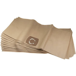 Vhbw - 10x Sacs compatible avec Thomas Silence 1130, Profil 1330, power pack 1630 aspirateur - 33,1cm x 77,7cm beige