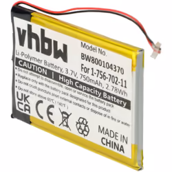 vhbw - the clever way - Batterie de rechange de haute qualité avec une grande autonomie et compatible avec votre lecteur de m ...
