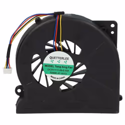 vhbw Ventilateur CPU / GPU compatible avec Asus X72dr X52j P52JC ordinateur portable avec broche 4 broches