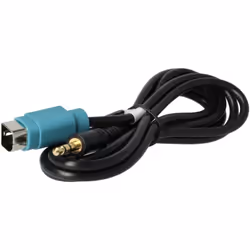 Câble adaptateur d'entrée de ligne AUX compatible pour votre Système audio d'auto Avec cet adaptateur, vous pouvez votre smar ...