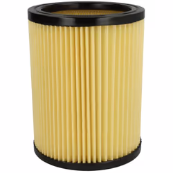 vhbw - the clever way Filtre plissé compatible pour votre aspirateur industriel, pour aspiration à sec ou humide - Finition s ...