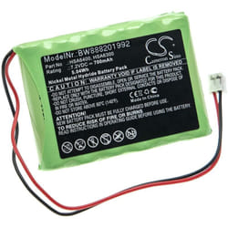 Vhbw - Batterie remplacement pour Yale 802306063H2 pour système d'alarme (700mAh, 7,2V, NiMH)
