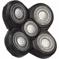 vhbw - the clever way Tête de rasoir complète avec adaptateur arrière et lames circulaires - Pièce de rechange pour votre ras ...