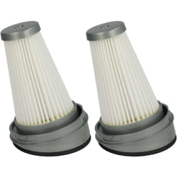 Lot de 2x filtres à cartouche compatible avec Black & Decker HSV320J, HSV420J, HSV520J, SVA320B, SVA420B aspirateur - Filtre plissé - Vhbw