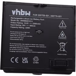 vhbw - the clever way - Batterie de rechange de haute qualité avec une grande autonomie et compatible avec votre enceinte hau ...