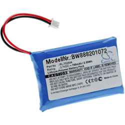 Batterie compatible avec Educator UL-1202, WF-1200, WF-1202 collier de dressage de chien (700mAh, 3,7V, Li-polymère) - Vhbw