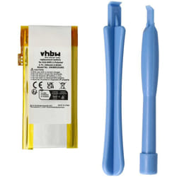 vhbw 1x Batterie remplacement pour Apple P11G73-01-S01, 616-0407, 616-0405 pour lecteur de musique MP3 (230mAh, 3,7V, Li-polymère)