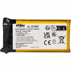 vhbw - the clever way - Batterie de rechange de haute qualité avec une grande autonomie et compatible avec votre enceinte hau ...