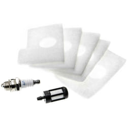 Vhbw - Kit de filtres à air, à carburant, bougie d'allumage remplacement pour Stihl 1130 124 0800, 0000-350-3500, WSR6 pour scie à moteur, à chaîne,