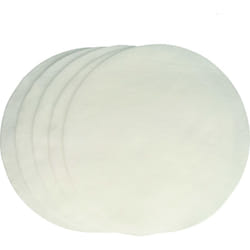 Vhbw - 5x Filtres fins compatible avec Lux Powerprof, Powerprof Classic, dp 9000 aspirateur - Filtre en toison, blanc, rond