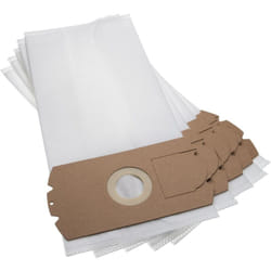 Vhbw - 5x Sacs compatible avec Iskra 100 el 1, 1000 e, 800 a, 1000 aspirateur - microfibres non tissées, 39cm x 18cm, blanc