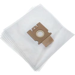 Vhbw - 5x Sacs compatible avec Hoover TRT5703 001, TRT5707 021, TRT5710 099 aspirateur - microfibres non tissées, 27,9cm x 26,8cm, blanc