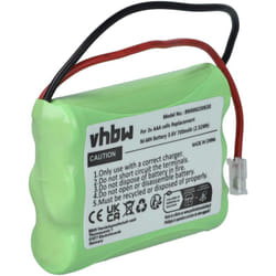 vhbw Batterie pour divers appareils (700mAh, 3,6V, NiMH) 3x cellules type AAA, micro, HR03