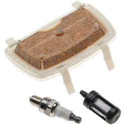 Kit de filtres à air, à carburant, bougie d'allumage compatible avec Stihl ms 171, 201, 181, 211 scie à moteur, à chaîne, tronçonneuse - Vhbw