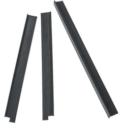 Vhbw - 3x Languettes en caoutchouc compatible avec Vorwerk (brosse électrique) eb 360, 370 - Lot de lamelles de ramassage, noir