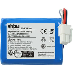 Vhbw - Batterie compatible avec Vorwerk Kobold VR200 robot électroménager (5200mAh, 14,4V, Li-ion)