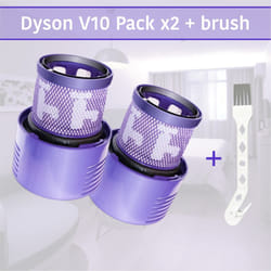 Vhbw - Kit de 2x Filtres d'aspirateur compatible avec Dyson SV12, V10 aspirateur - Filtre hepa