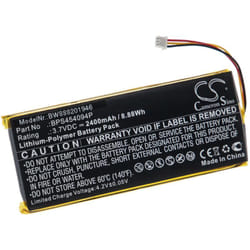 Batterie compatible avec Geneva WorldRadio radio (2400mAh, 3,7V, Li-polymère) - Vhbw