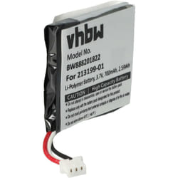 vhbw Batterie compatible avec Plantronics Savi W8220, 8220 casque audio, écouteurs sans fil (700mAh, 3,7V, Li-polymère)