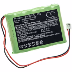 vhbw - the clever way - Batterie de rechange de haute qualité avec une grande autonomie et compatible avec votre système d'al ...