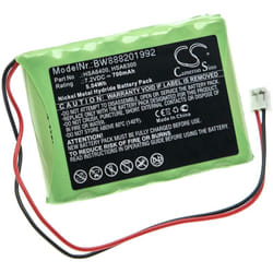 Vhbw - Batterie compatible avec Yale Alarm control panels système d'alarme (700mAh, 7,2V, NiMH)