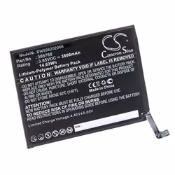 vhbw 1x Batterie compatible avec Wiko Y80 W-V720 téléphone portable (3800mAh 385V Li-polymère)