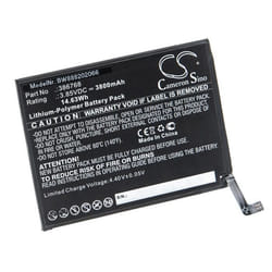 vhbw 1x Batterie compatible avec Wiko Y80 W-V720 téléphone portable (3800mAh 385V Li-polymère)