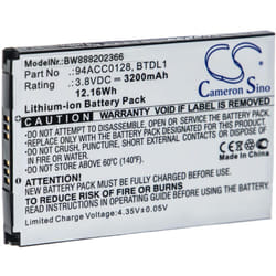 Vhbw - Batterie compatible avec Datalogic Axist, DL-Axist ordinateur handheld (3200mAh, 3,8V, Li-ion)