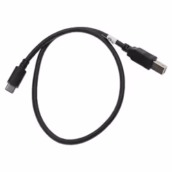 vhbw Câble USB C vers USB B pour imprimante scanner - Adaptateur 05 m noir