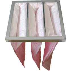 Sacs filtrants pour divers système de climatisation et ventilation - Filtre à air F7, 28,7 x 28,7 x 36 cm rose - Vhbw