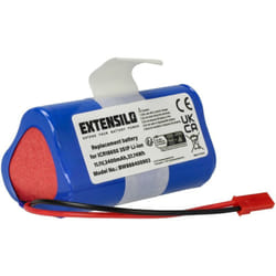 Extensilo - Batterie compatible avec Ecovacs CEN250, ML009, V700 aspirateur (3400mAh, 11,1V, Li-ion)