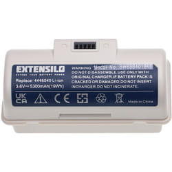 Batterie compatible avec iRobot Braava Jet M6134, 245, 244, 250, 241, M6, 240, M6110 robot électroménager (5300mAh, 3,6 v, Li-ion) - Extensilo