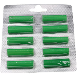 Vhbw - 10x Bâtonnets parfumés pour aspirateur universel par ex. compatible avec aeg, Miele, Vorwerk, Bosch, Siemens - Désodorisant forêt, vert