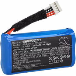 vhbw - the clever way - Batterie de rechange de haute qualité avec une grande autonomie et compatible avec vos hauts-parleurs ...