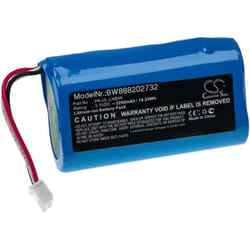 vhbw Batterie universelle compatible avec de nombreux appareils (5200mAh, 3,7V, Li-ion) 2x Cellules