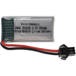 Vhbw - Batterie compatible avec SM-2P connecteur pour modéle rc par ex. voiture de course avion (350mAh, 3,7V, Li-polymère, 37 x 19 x 8 mm)