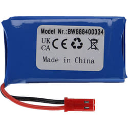 Vhbw - Batterie compatible avec bec connecteur pour modéle rc par ex. voiture de course avion (780mAh, 3,7V, Li-polymère, 52 x 27 x 8 mm)