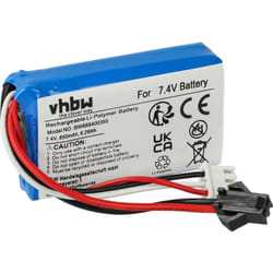 Batterie compatible avec SM-2P connecteur pour modéle rc par ex. voiture de course avion (850mAh, 7,4V, Li-polymère, 56 x 30 x 17 mm) - Vhbw