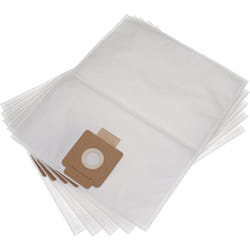 Vhbw - 5x Sacs compatible avec Kärcher t 10/1, t 10/1 Adv, T101ecoefficiency aspirateur - microfibres non tissées, 36cm x 23,5cm blanc