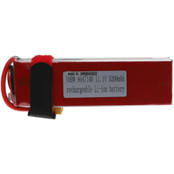 Vhbw - Batterie compatible avec XT60 connecteur pour modéle rc par ex. voiture de course, avion (5200mAh, 11,1V, Li-polymère, 145 x 50 x 28 mm)