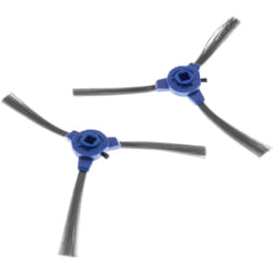 Vhbw - 2x Brosse latérale compatible avec Eufy RoboVac 11S Max, 15C Max, 30C Max, G10 Hybrid robot aspirateur - Lot de brosses, Noir / gris / bleu