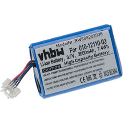 Vhbw - Batterie remplacement pour Garmin 361-00077-10, 616-00077-00, 616-00077-10 pour gps, appareil de navigation (2000mAh, 3,7V, Li-ion)