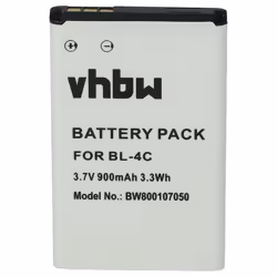 vhbw Batterie remplacement pour Qilive 872687-874761 886337 pour téléphone portable (900mAh 37V Li-ion)