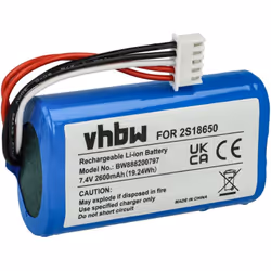 vhbw - the clever way - Batterie de rechange de haute qualité avec une grande autonomie et compatible avec vos hauts-parleurs ...