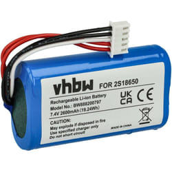 Vhbw - Batterie compatible avec Anker SoundCore Boost haut-parleurs, enceintes portatives (2600mAh, 7,4V, Li-ion)