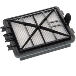 vhbw Filtre compatible avec Kärcher VC 6, VC 6 Premium, VC 6100, VC 6150, VC 6200, VC 6300 - filtre de sortie d'air (filtre EPA), noir / blanc