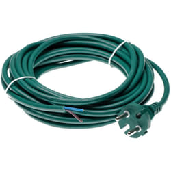 Vhbw - Câble électrique compatible avec Vorwerk Kobold 118, 119, 120, 121, 122, 130, 131, 135 aspirateurs - 7 m, 2000 w, câble électrique