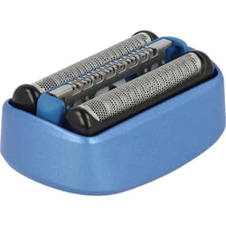 Tête de rasoir de rechange compatible avec Braun CoolTec CT2CC, CT2S, CT3CC, CT4CC rasoir électrique - Cassette, noir / bleu - Vhbw