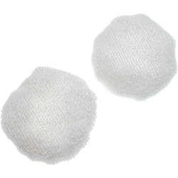 Vhbw - 2x Housses de rechange compatible avec Kärcher sc 2 EasyFix Premium, sc 2 Deluxe EasyFix Premium nettoyeur à vapeur - microfibre, blanc